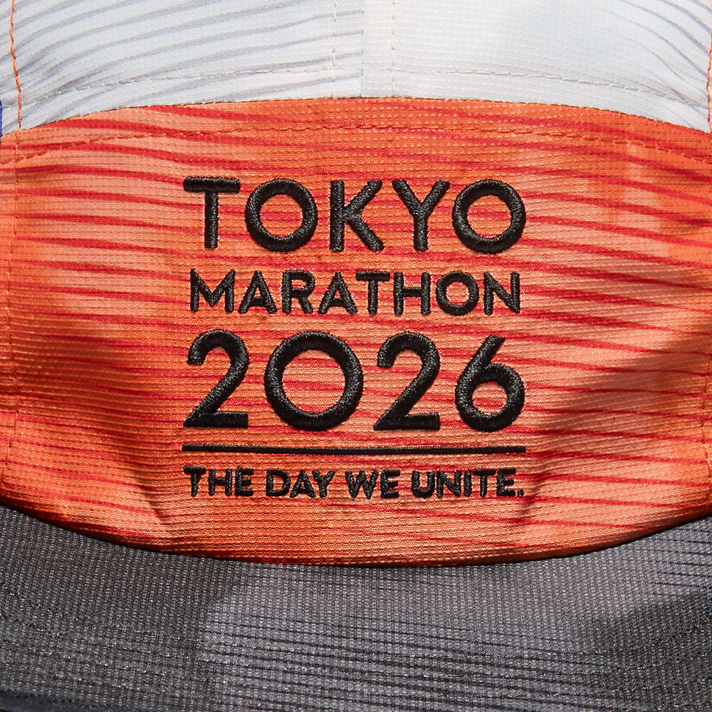 Tokyo Marathon 2026 LIMITED FADE 5 PANEL CAP_SUN PEACH/COBALT BURST