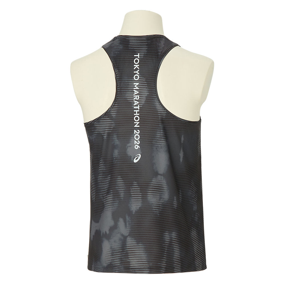 Tokyo Marathon 2026 LIMITED FADE SLEEVELESHORT SLEEVE TOP_PERFORMANCE BLACK