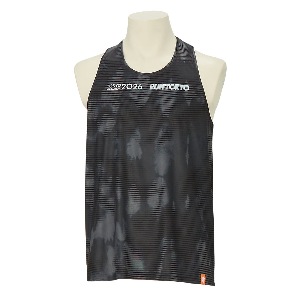 Tokyo Marathon 2026 LIMITED FADE SLEEVELESHORT SLEEVE TOP_PERFORMANCE BLACK