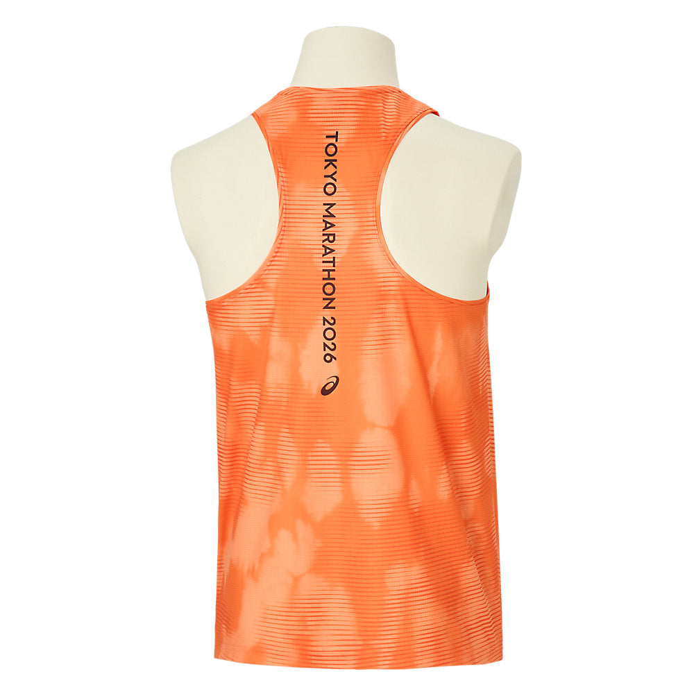Tokyo Marathon 2026 LIMITED FADE SLEEVELESHORT SLEEVE TOP_SUN PEACH