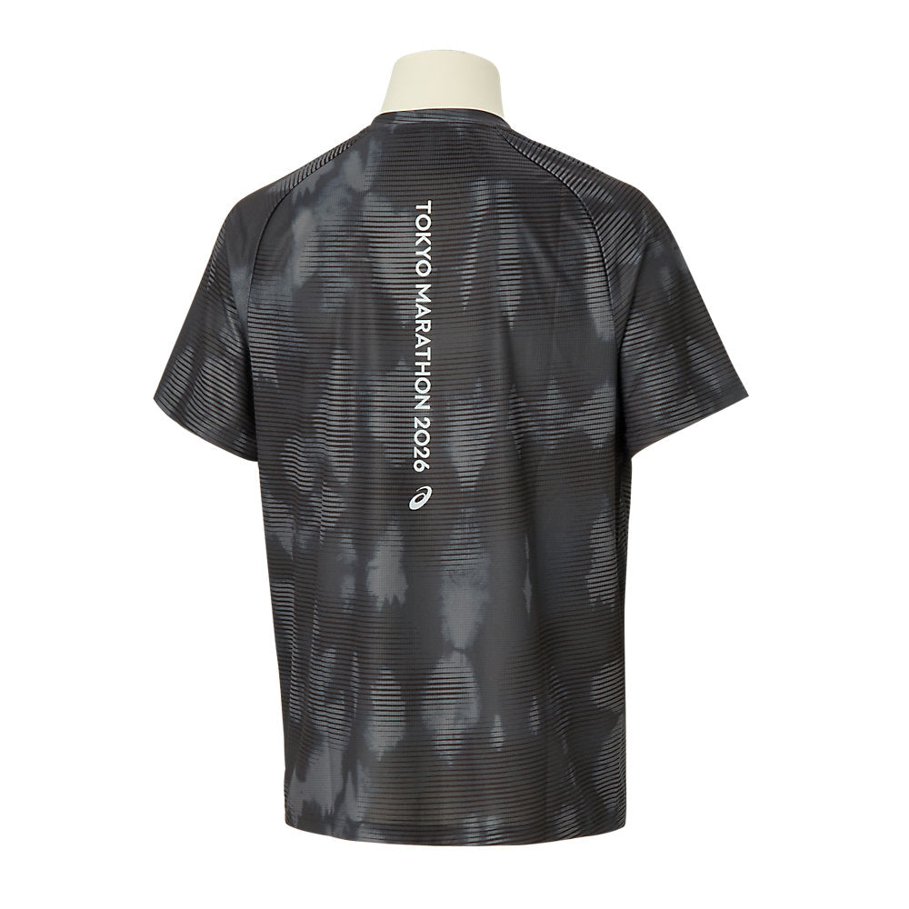 Tokyo Marathon 2026 LIMITED FADE SHORT SLEEVE TOP_PERFORMANCE BLACK