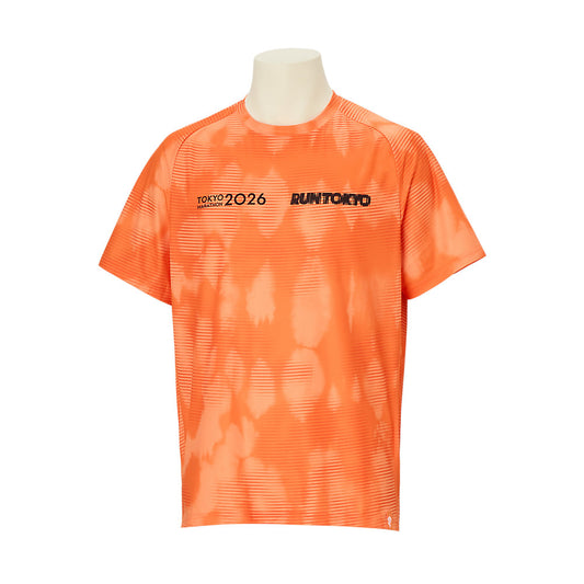 Tokyo Marathon 2026 LIMITED FADE SHORT SLEEVE TOP_SUN PEACH