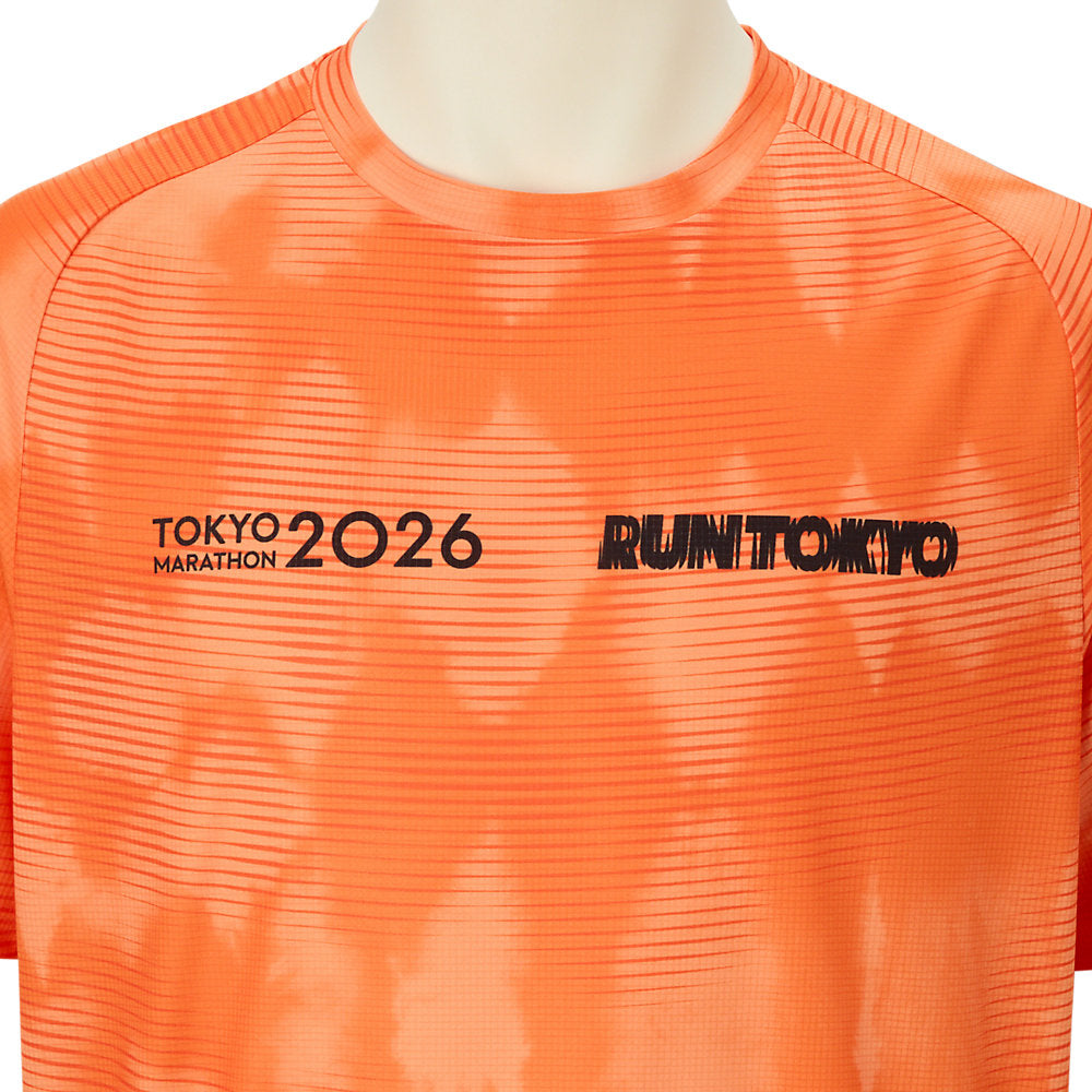 Tokyo Marathon 2026 LIMITED FADE SHORT SLEEVE TOP_SUN PEACH