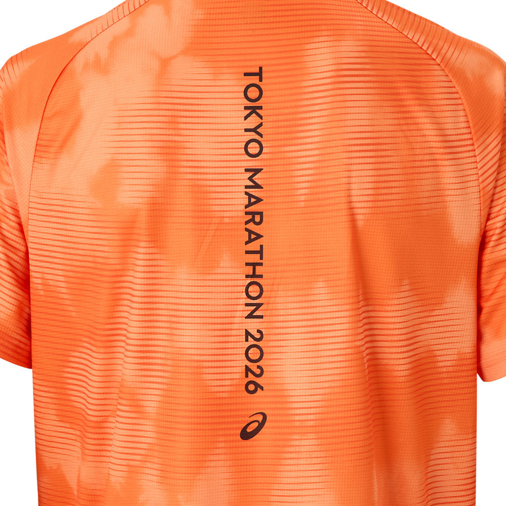 Tokyo Marathon 2026 LIMITED FADE SHORT SLEEVE TOP_SUN PEACH
