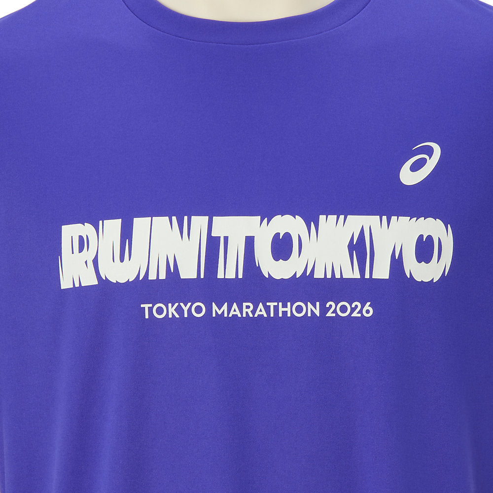 Tokyo Marathon 2026 LIMITED SHORT SLEEVE TOP 1_COBALT BURST