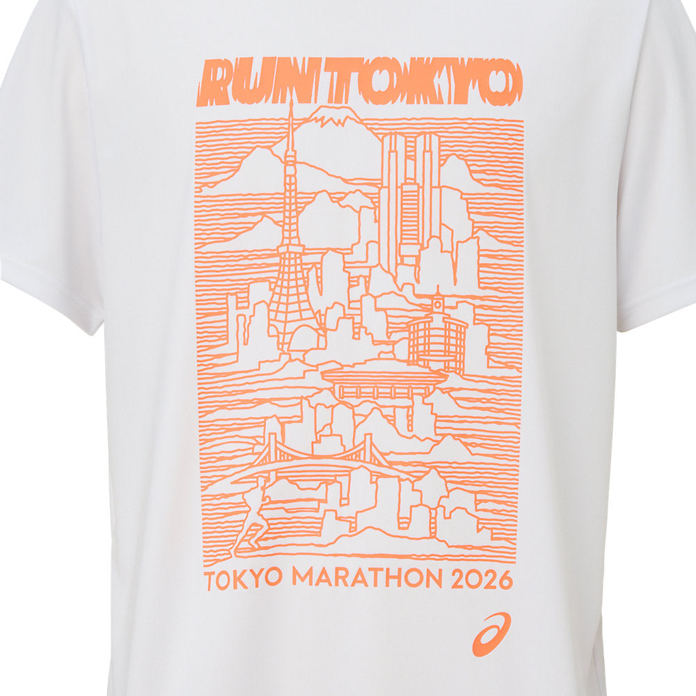Tokyo Marathon 2026 LIMITED SHORT SLEEVE TOP 2_BRILLIANT WHITE