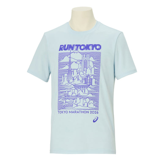 Tokyo Marathon 2026 LIMITED SHORT SLEEVE TOP 2_SKY