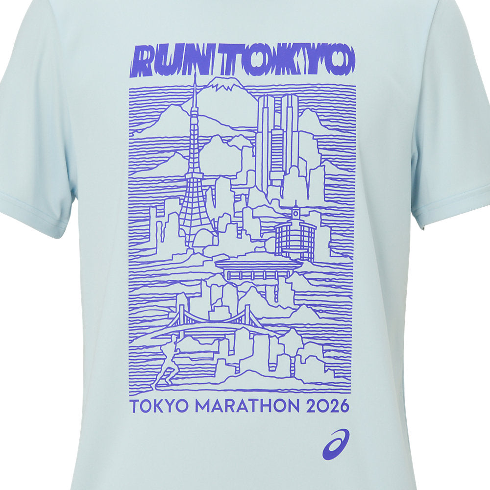 Tokyo Marathon 2026 LIMITED SHORT SLEEVE TOP 2_SKY