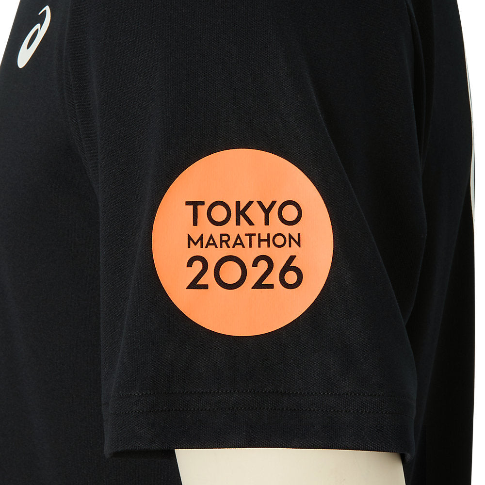 Tokyo Marathon 2026 LIMITED SHORT SLEEVE TOP 3_PERFORMANCE BLACK