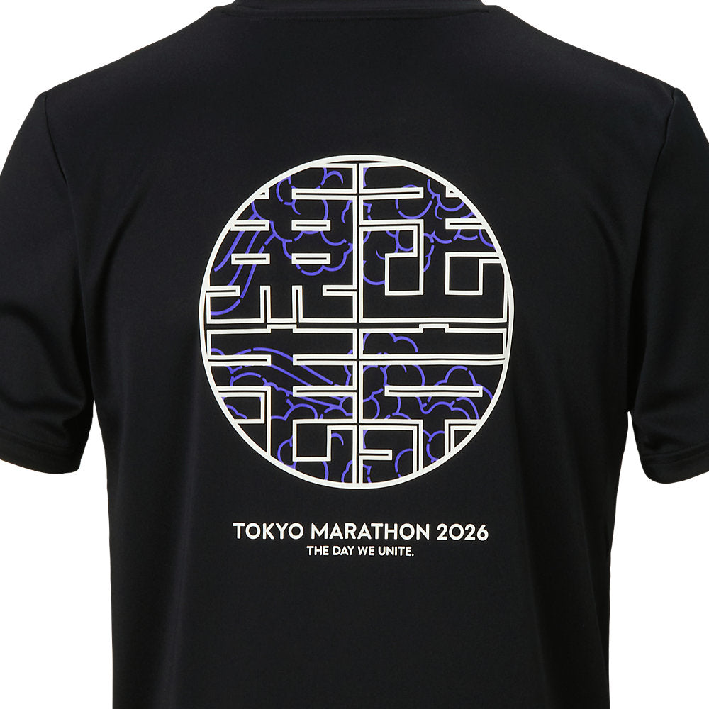 asics 東京マラソン2026 Tシャツ M 黒 2026 Official ASICS Tokyo Marathon 2026 Running Tee T-shirt