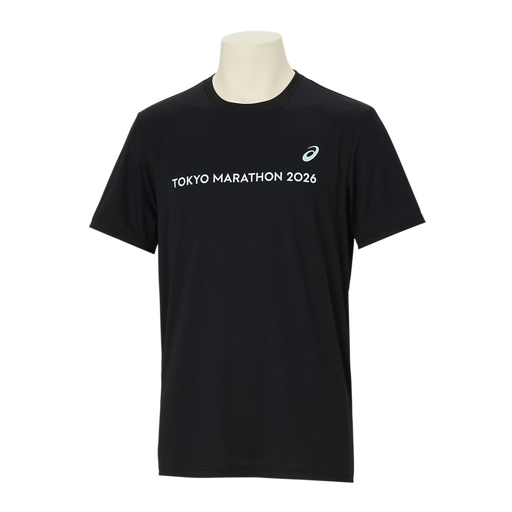 Tokyo Marathon 2026 LIMITED SHORT SLEEVE TOP 4_PERFORMANCE BLACK