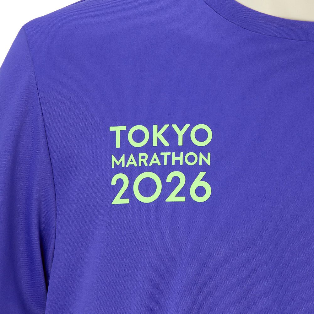 Tokyo Marathon 2026 LIMITED SHORT SLEEVE TOP 5_COBALT BURST