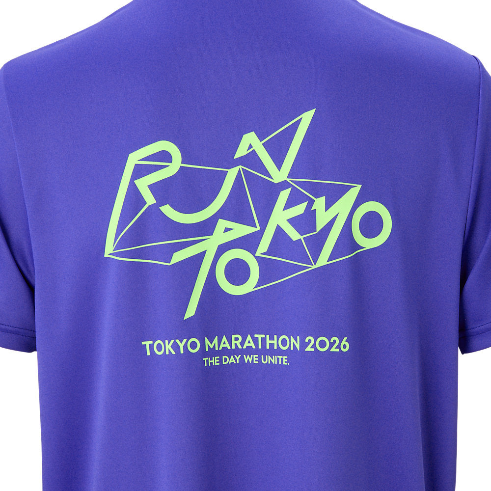 Tokyo Marathon 2026 LIMITED SHORT SLEEVE TOP 5_COBALT BURST