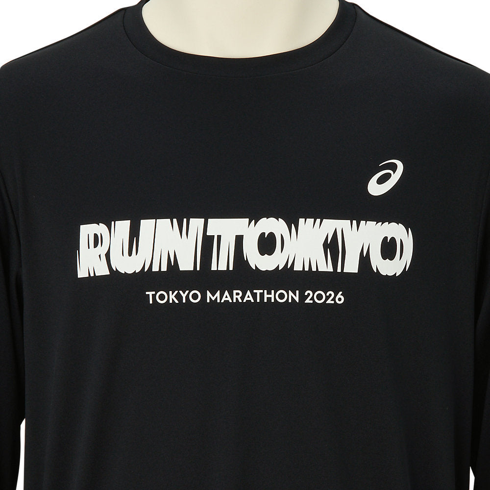Tokyo Marathon 2026 LIMITED LONG SLEEVE TOP_PERFORMANCE BLACK
