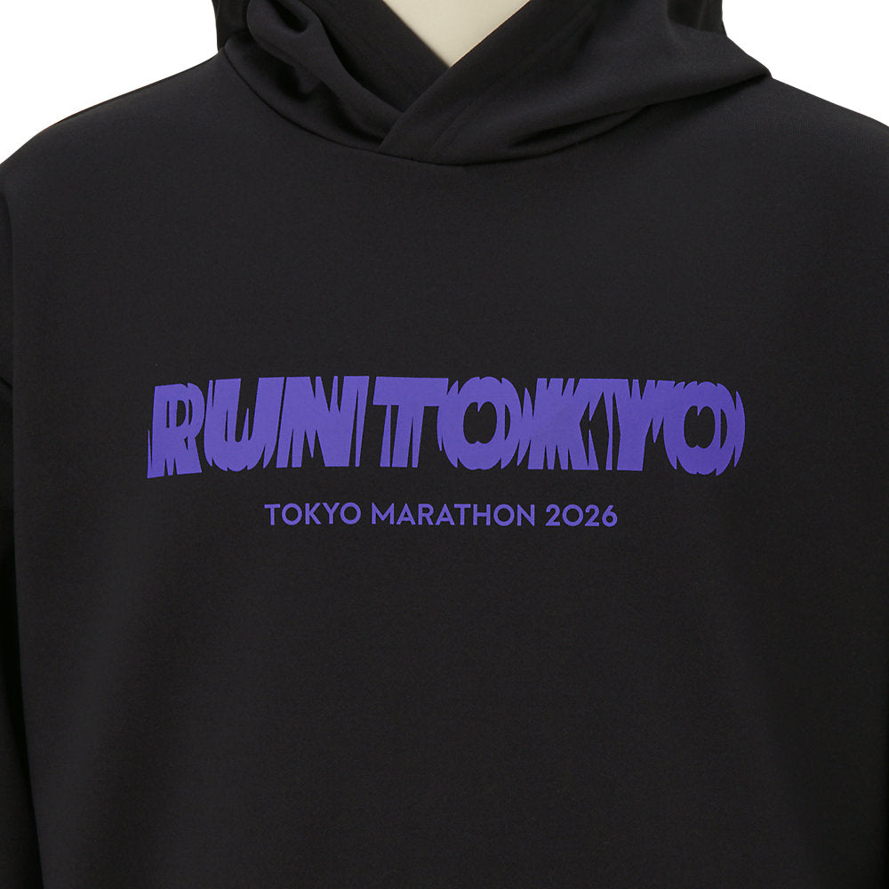 Tokyo Marathon 2026 LIMITED SWEAT HOODIE_PERFORMANCE BLACK