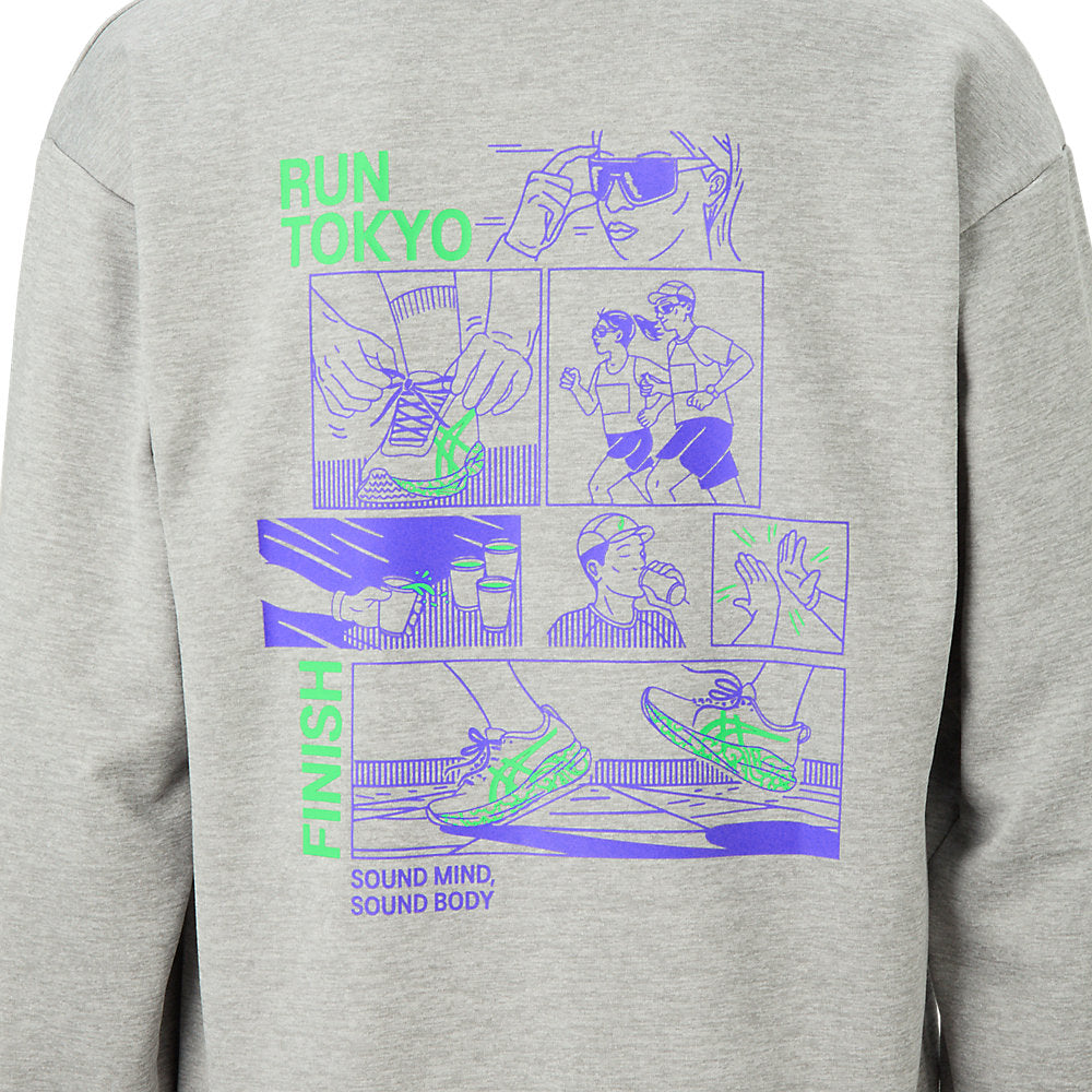 Tokyo Marathon 2026 LIMITED SWEAT HOODIE_PIEDMONT GREY HEATHER