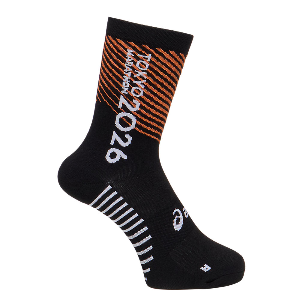Tokyo Marathon 2026 LIMITED FADE CREW SOCKS_PERFORMANCE BLACK